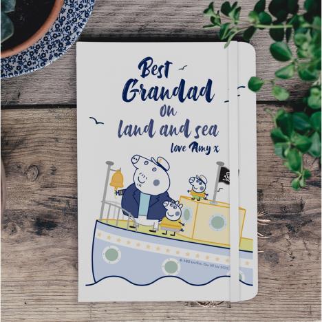 Personalised Peppa Pig Best Grandad A5 Notebook Extra Image 1